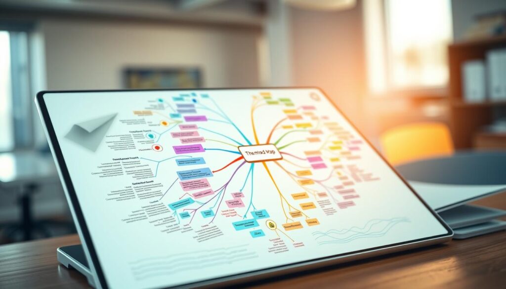 Mindmap PDF zur visuellen Zusammenfassung von Dokumenten