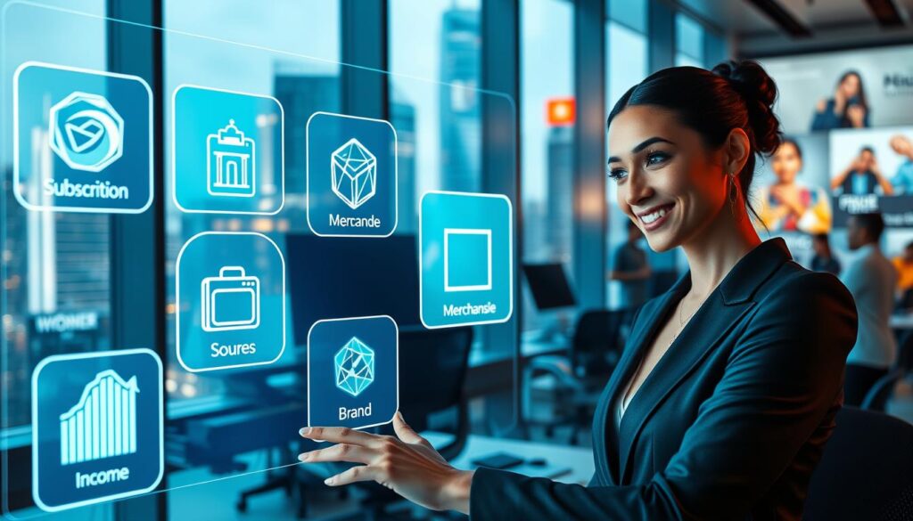 Monetarisierung virtueller Influencer durch verschiedene Einnahmequellen