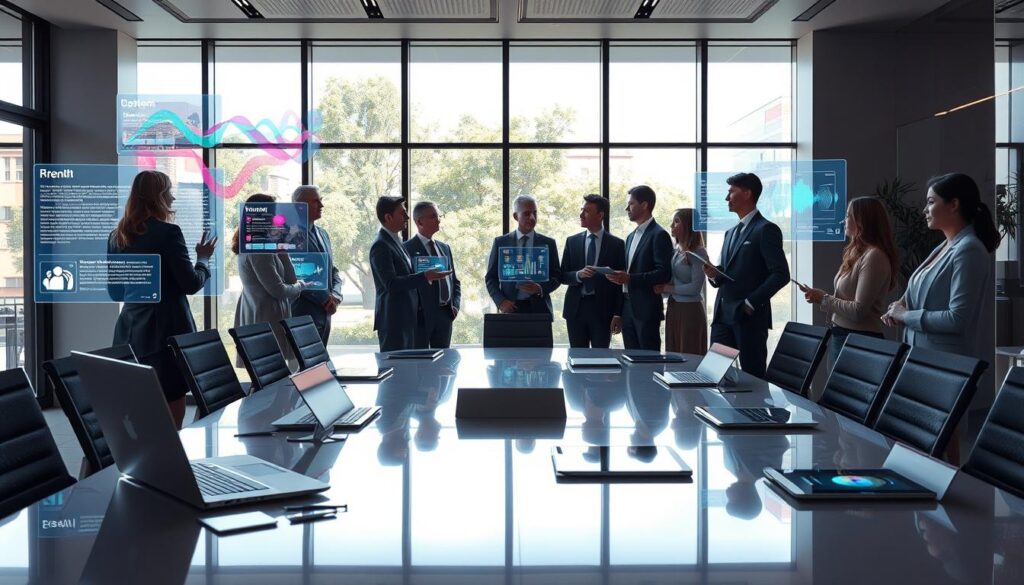 Multimodale KI verarbeitet Text Bild und Audio in einem Workflow