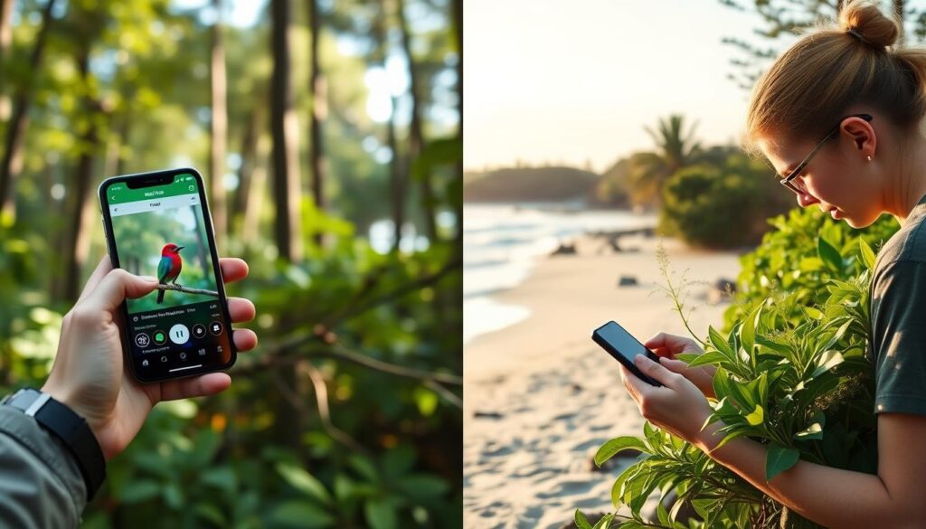 Naturbeobachtung App Vergleich mit Merlin Bird ID und iNaturalist