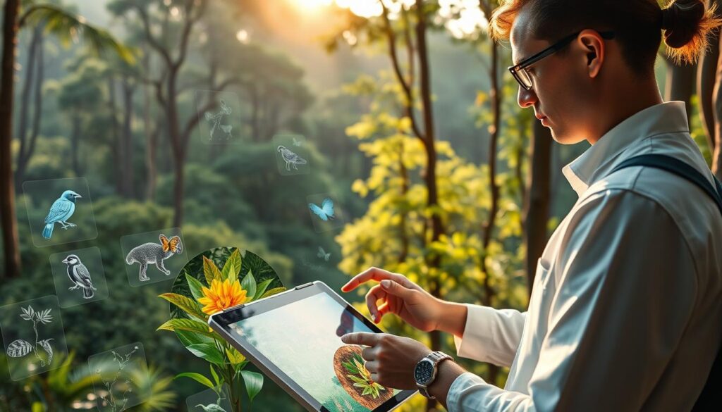 Naturtagebuch digital und digitale Naturforschung mit KI-Technologie