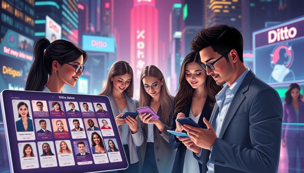 Online Dating KI Simulation bei Ditto