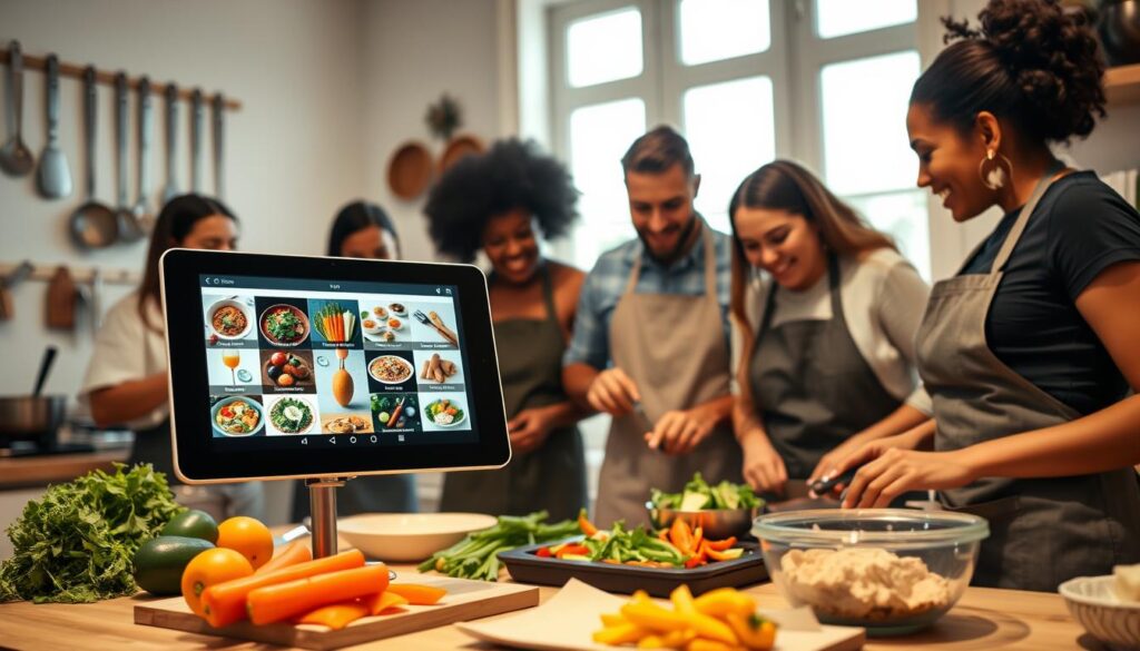 Online-Kochkurse mit KI - adaptive Lernpfade beim Kochen