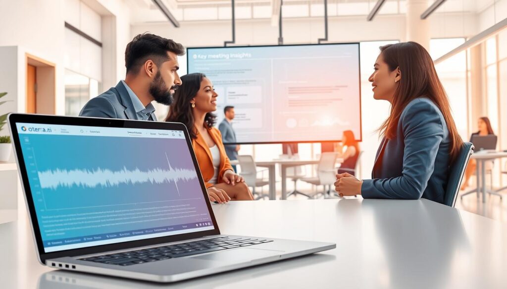 Otter.ai deutsch Spracherkennung Meeting Transkription