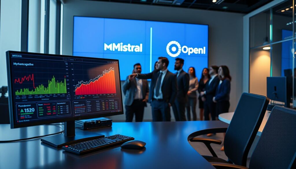 Performance-Vergleich KI-Benchmarks OpenAI Mistral