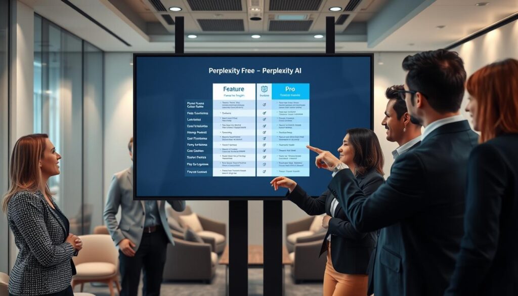 Perplexity AI Funktionen und Unterschiede zwischen kostenloser und Pro-Version