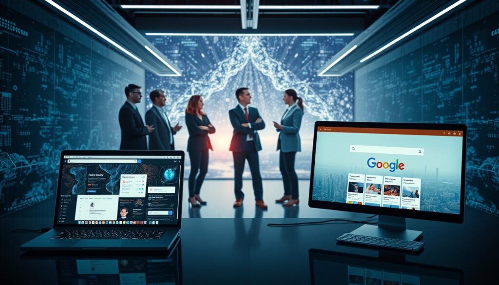 Perplexity AI vs Google Suchmaschinen Vergleich