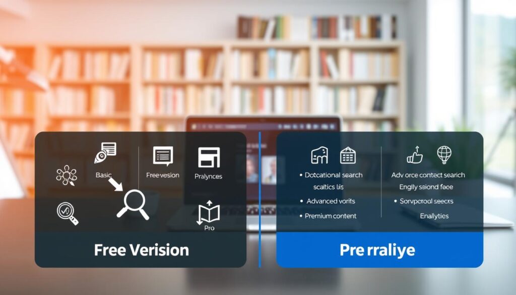 Perplexity kostenlose Version und Pro-Funktionen Vergleich