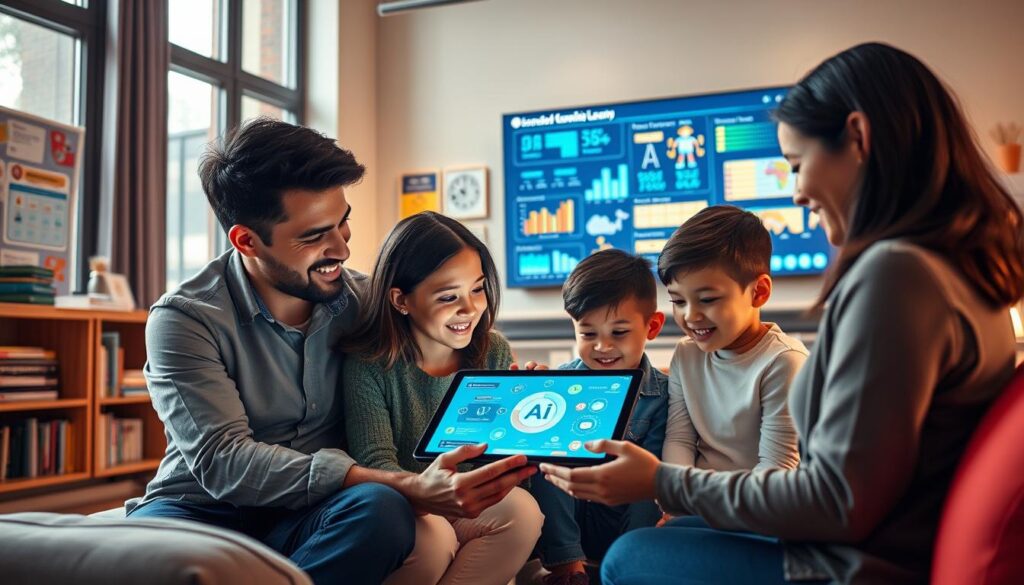 Personalisiertes Lernen durch KI-Lernplattformen für Familien