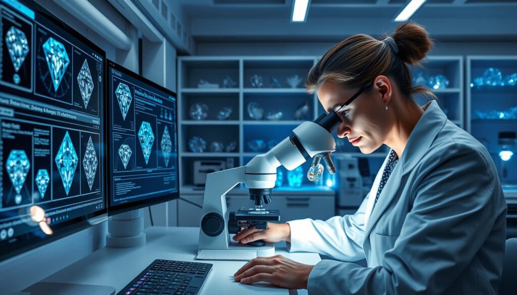 Präzision Diamantenanalyse mit KI-Technologie