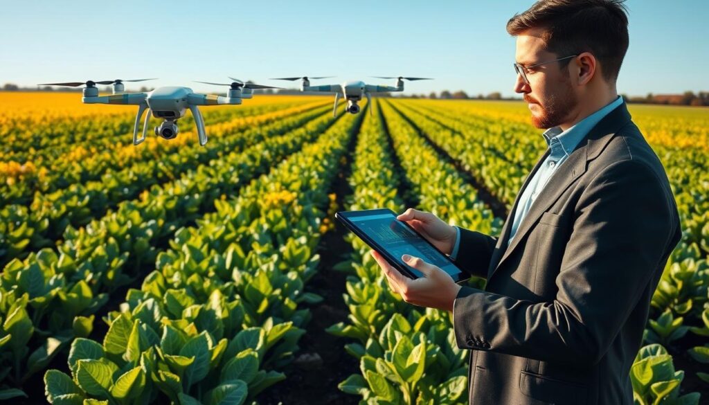 Precision Farming Technologie im Pflanzenbau mit KI-Systemen