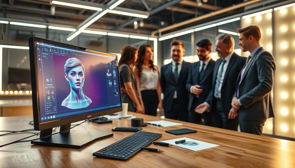 Professioneller Produktionsprozess KI-Avatar-Erstellung