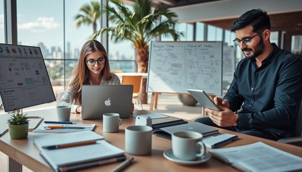 Projektmanagement Tools KI für digitale Nomaden