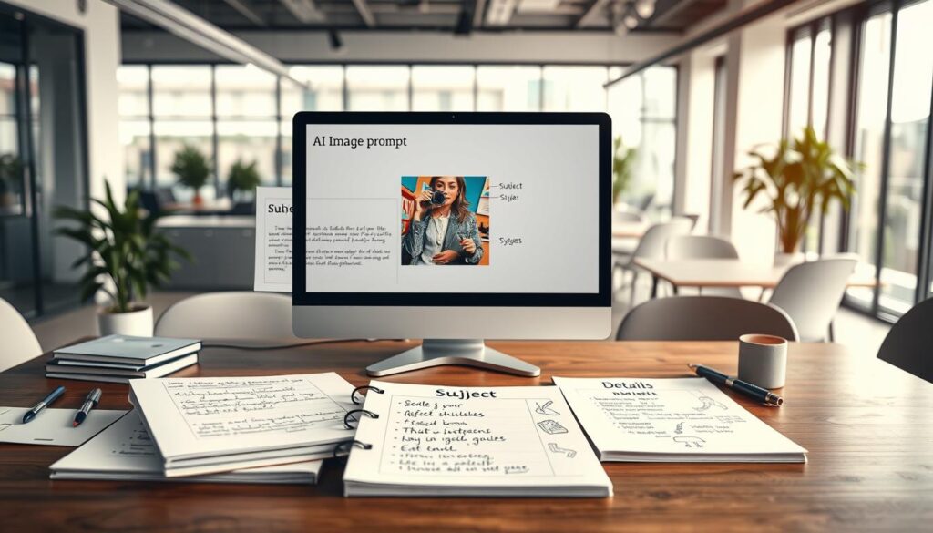 Prompt-Struktur für KI Bildgeneratoren