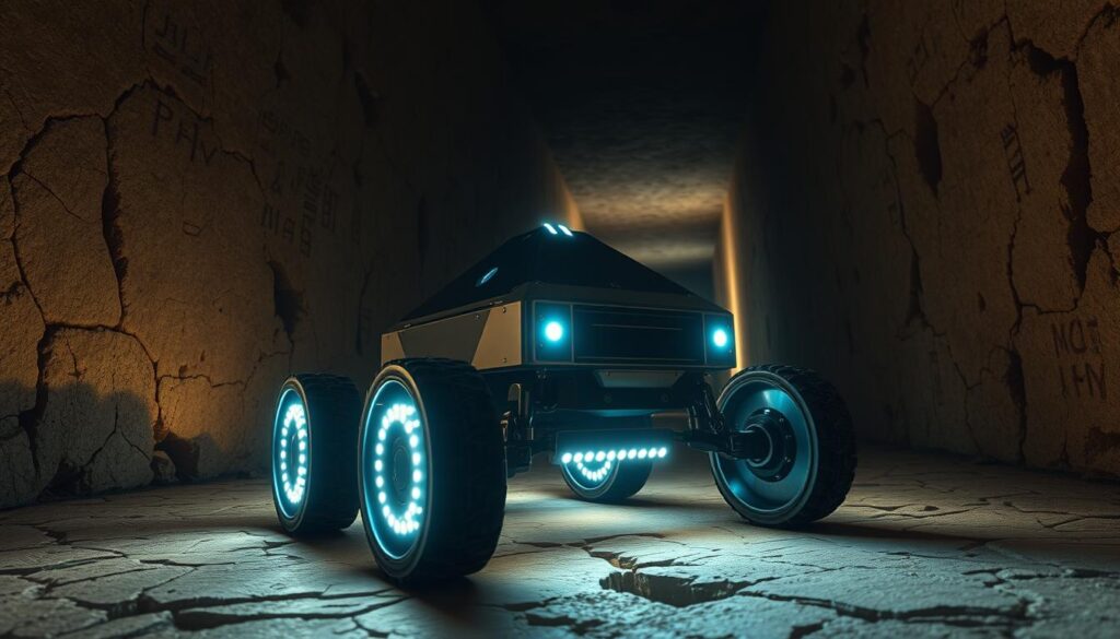 Pyramid Rover Roboter in der Cheops-Pyramide