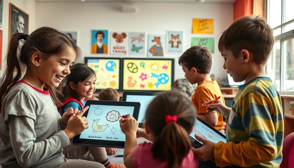 Quick Draw ist ein Browser-KI-Spiel von Google, bei dem Kinder durch Zeichnungen ein KI-Netzwerk trainieren