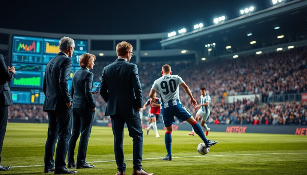 Realtime Datenauswertung im Fußball während des Spiels