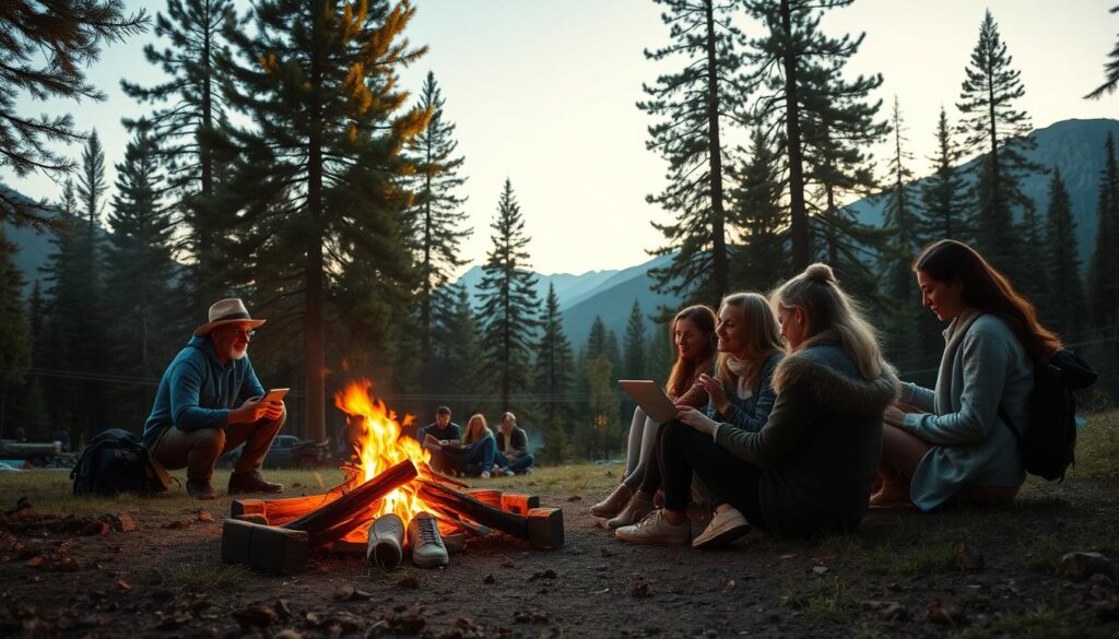Reiseziel Auswahl KI für Camping