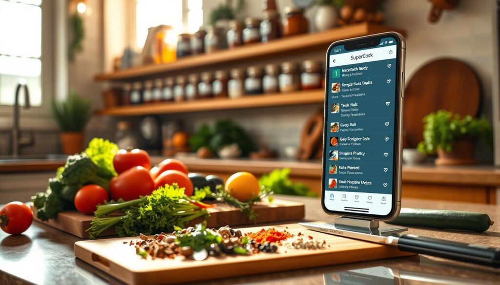 Rezeptsuche nach Zutaten mit SuperCook App