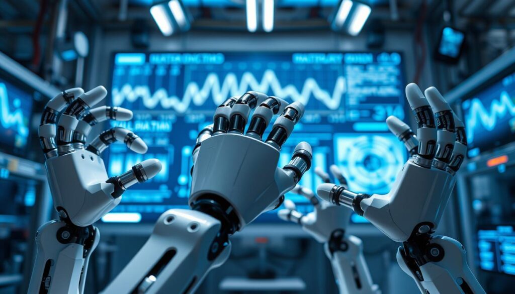 Roboterhände mit Freiheitsgraden lernen durch maschinelles Lernen