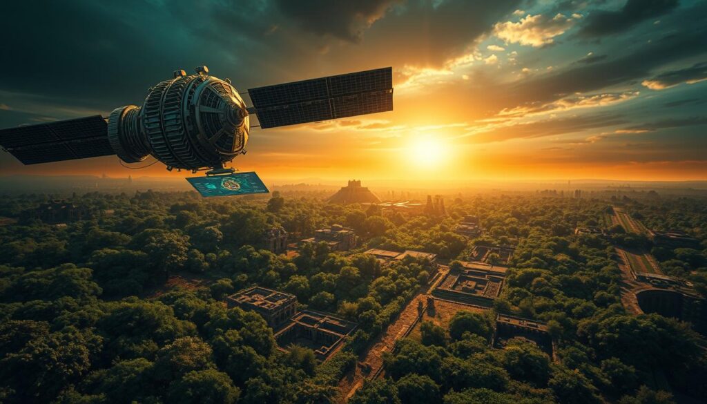 SAR-Technologie Satellite Bodenradar Archäologie