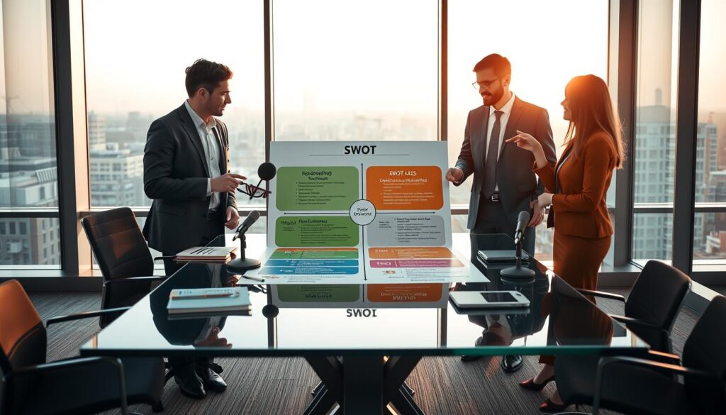 SWOT-Analyse für Corporate Podcast Konzeption