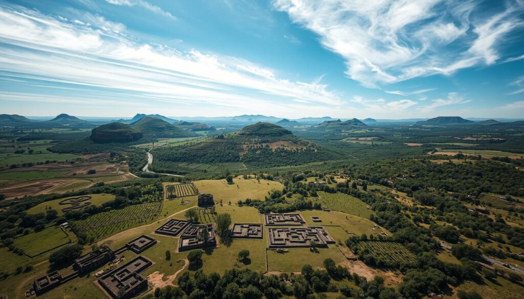 Sentinel-2 hochauflösende Satellitenbilder für archäologische Forschung