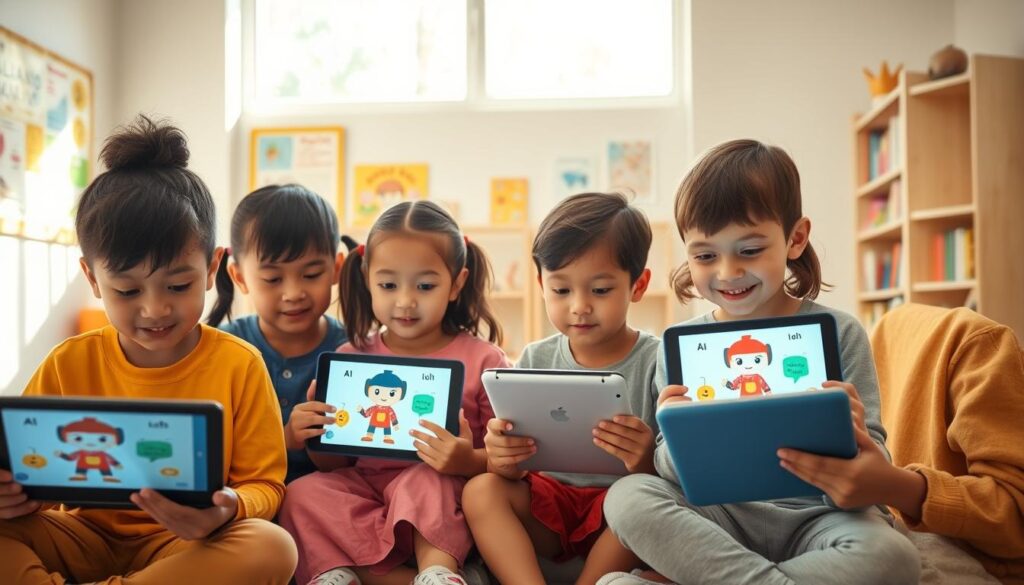 Sichere Lernumgebung für Kinder beim KI-Sprachenlernen