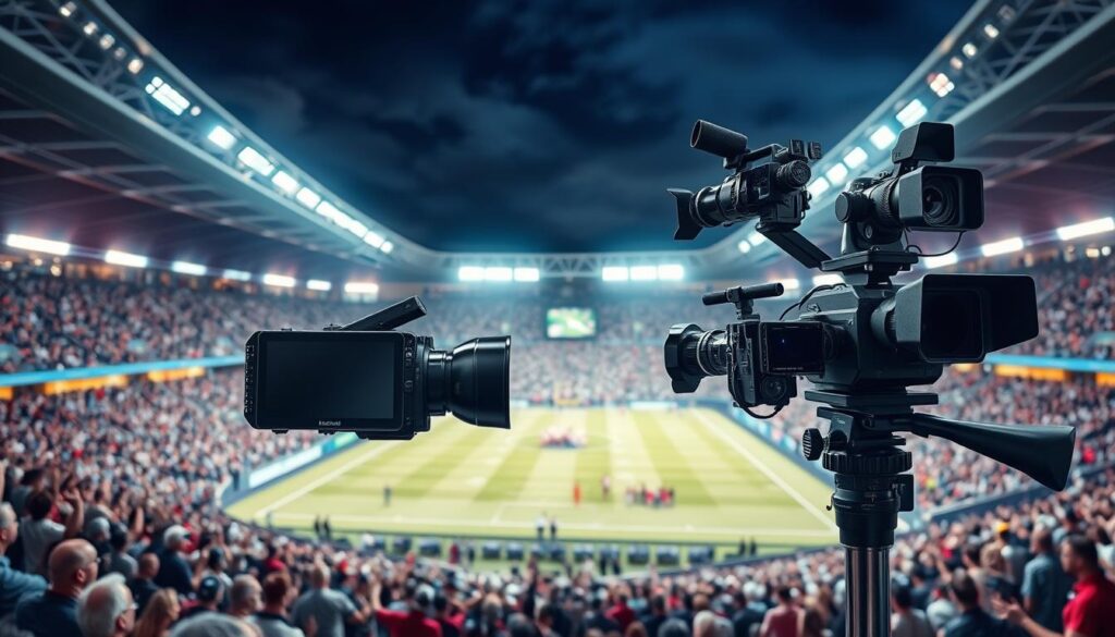 Single-Camera-Technologie und Mehrkamerasysteme im Sportstadion