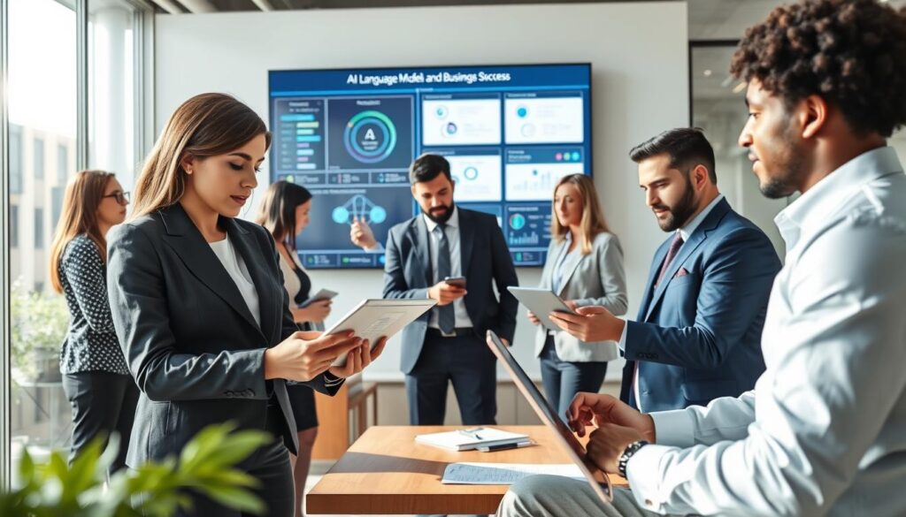 Sprachmodelle für Unternehmen im Einsatz