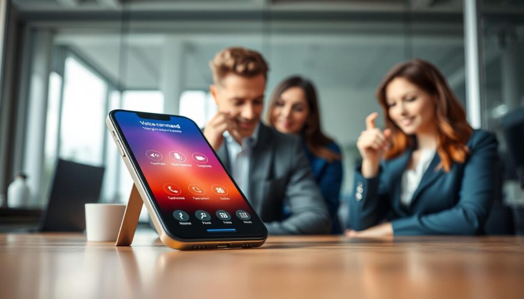 Sprachsteuerung und Mensch-Maschine-Interaktion auf modernen Smartphones