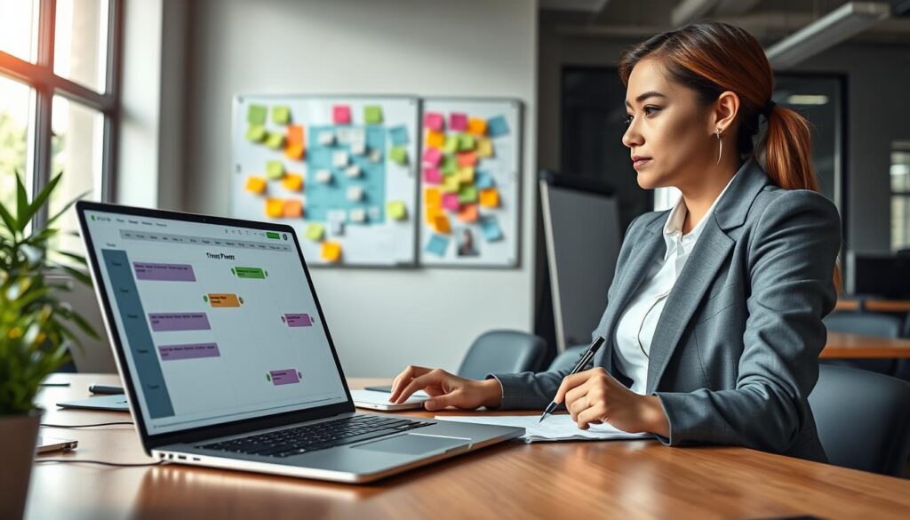 Strukturierte Tagesplanung mit KI-Unterstützung und Zeitblöcken