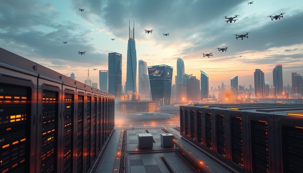 Tech-Giganten Transformation und Rechenzentren Ausbau