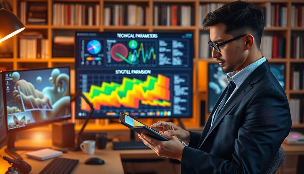 Technische Bildparameter für KI-Bildgeneratoren