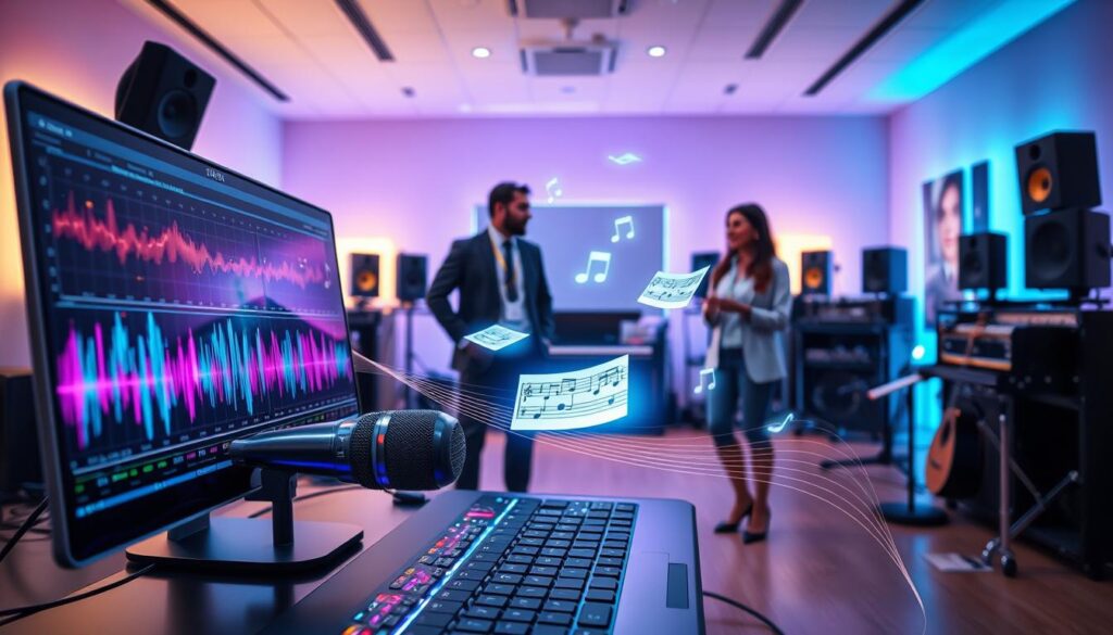 Text-to-Music KI-Komposition Beispiel