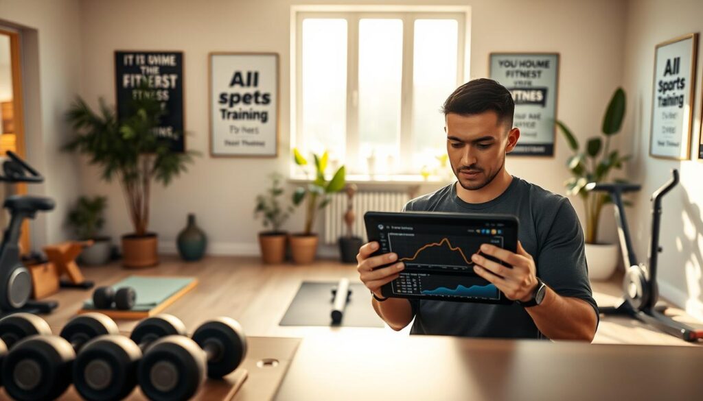 Trainingsdaten KI für optimale Trainingsplanung zu Hause