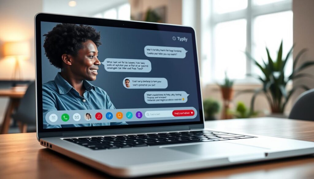 Typly Messaging-Assistent für authentische Kommunikation