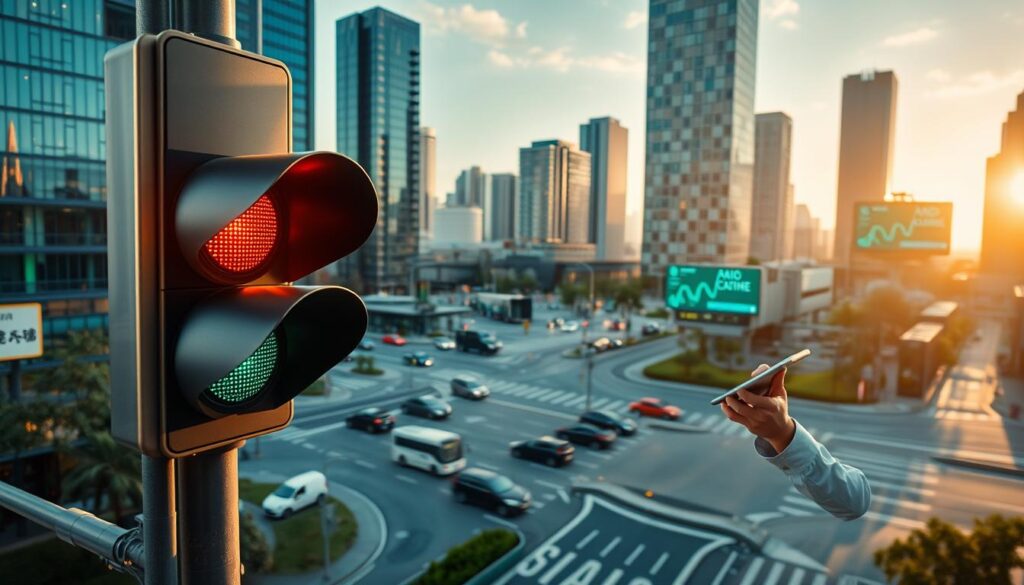Verkehrsmanagement KI und intelligente Ampelsysteme zur Staureduktion