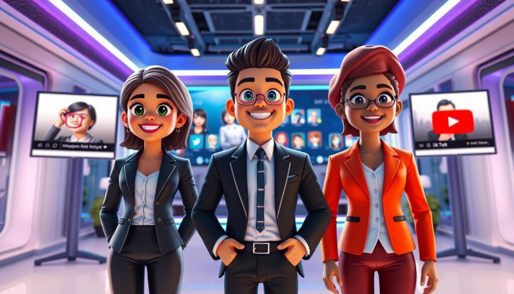 Video Avatare für Social Media Plattformen
