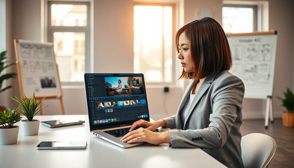 Video schneiden mit KI in Vmaker AI