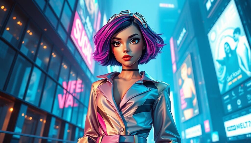 Virtual Influencer Deutschland Noonoouri Fashion Icon