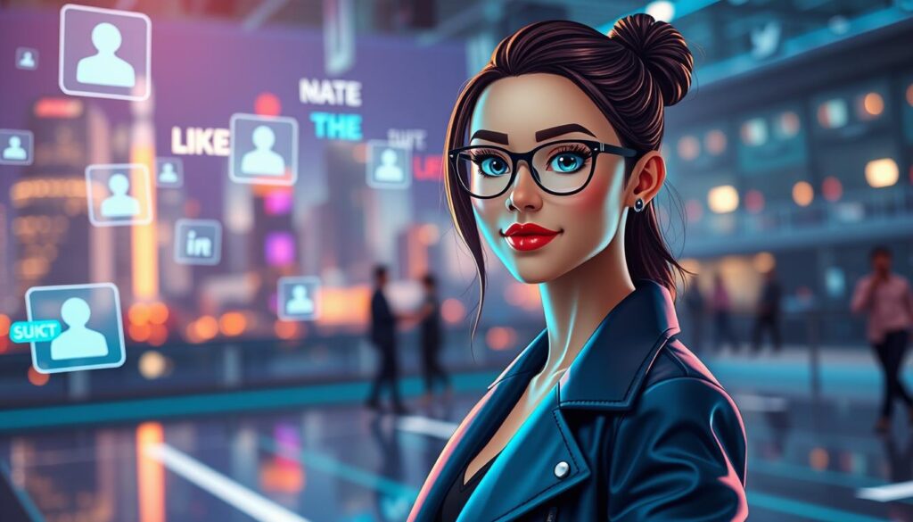 Virtuelle Influencer und CGI-Technologie in sozialen Medien