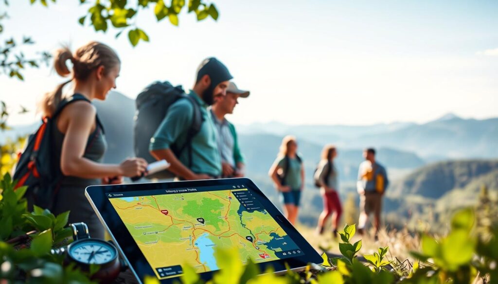 Wanderrouten planen KI Tourenportale Übersicht