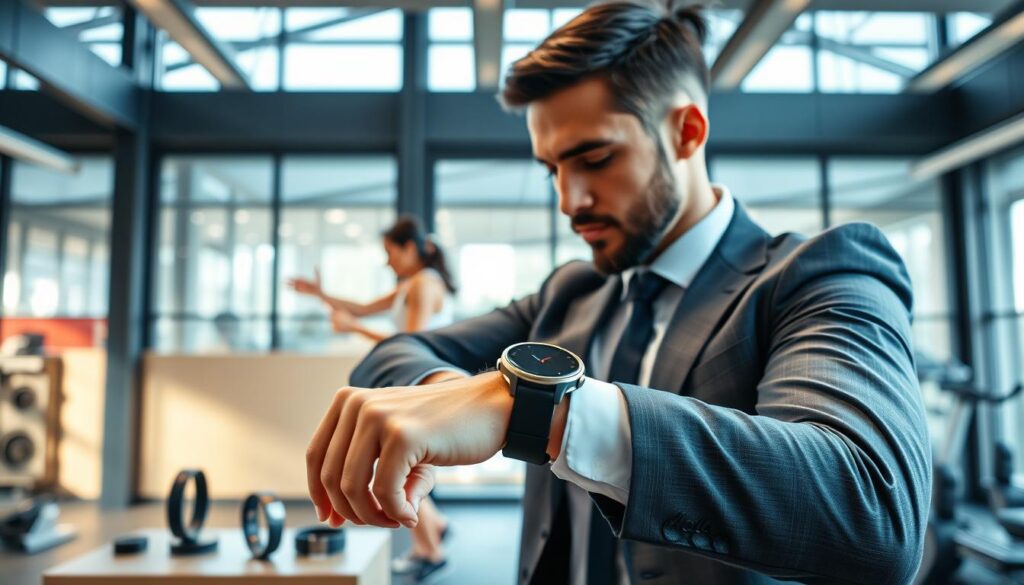 Wearables Fitness und KI-Trainingspartner mit Smartwatch