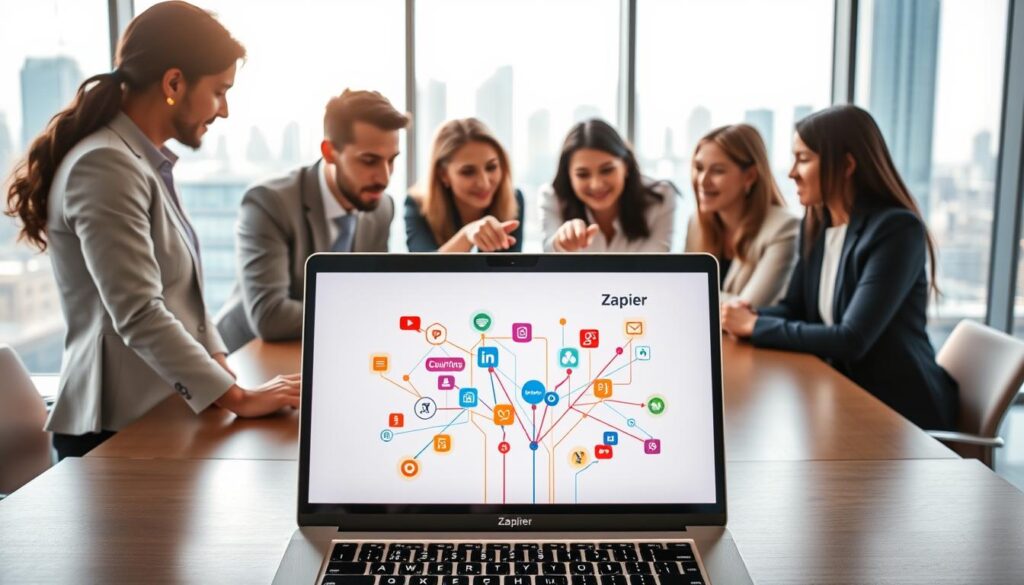 Zapier Cloud-basierte Integrationsplattform für Business-Automatisierung