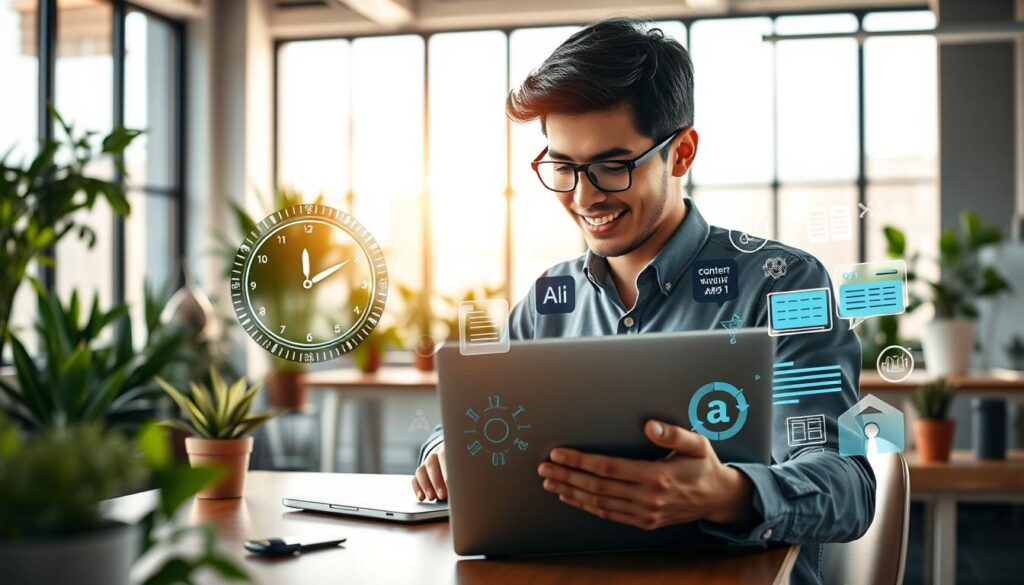 Zeitersparnis durch KI bei Freelancer-Aufgaben