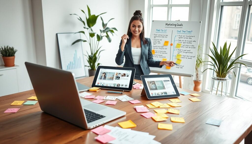 Zielsetzung Content-Marketing und strategische Planung