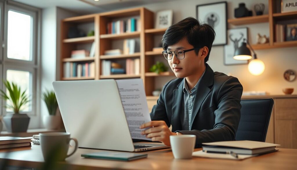 authentische Bewerbung mit KI-Unterstützung