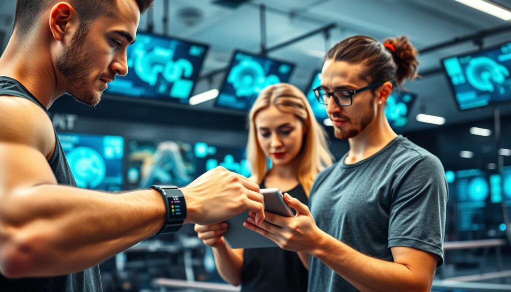 biometrische Überwachung Athleten in Echtzeit