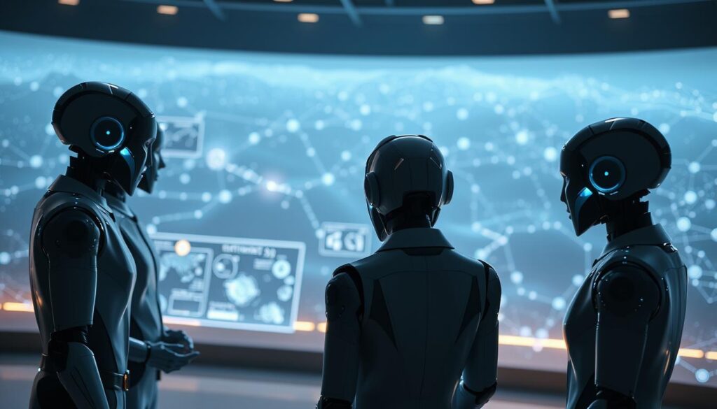 dezentrale Systeme KI-Koordination ohne zentrale Steuerung